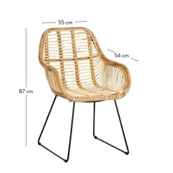ACACIA Gambe A V Set Di 2 Naturale