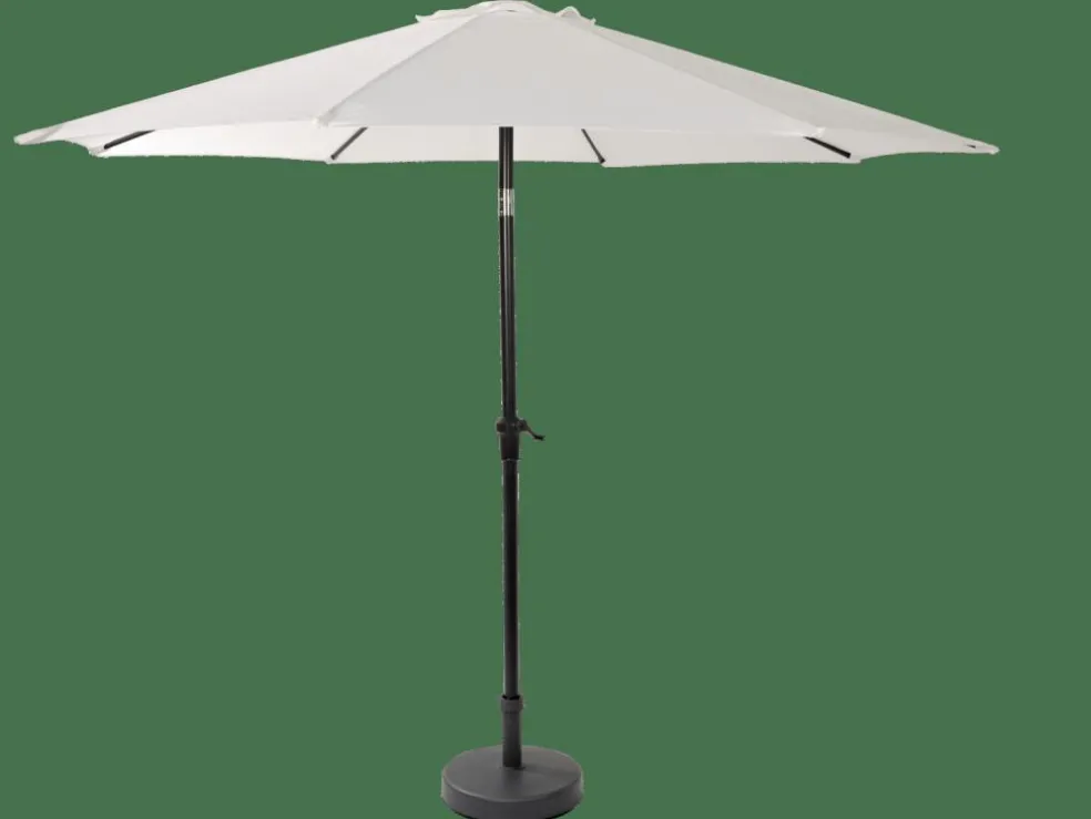 ALU & PISA Set Ombrellone Bianco