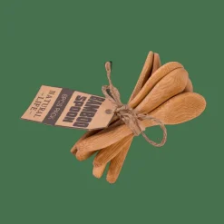 BAMBOO Cucchiaini Set Di 6 Naturale
