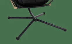 BAZAI Sedia Sospesa Con Supporto Nero