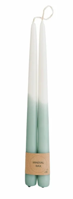 DUO Candele Diner Set Di 2 Bianco