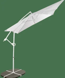 FIJI Ombrellone Sospeso Senza Base Grigio Chiaro