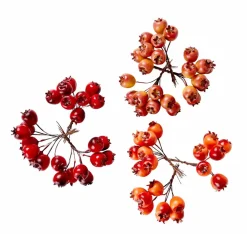 FOAM Zucche Decorative Set Di 12 Rosso