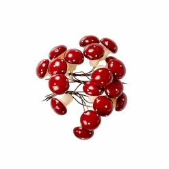 FOAM Zucche Decorative Set Di 12 Rosso