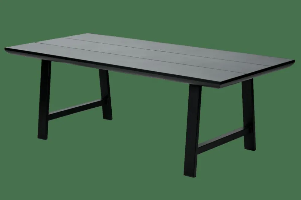 FORMAX Tavolo Da Giardino Con Gambe Nero