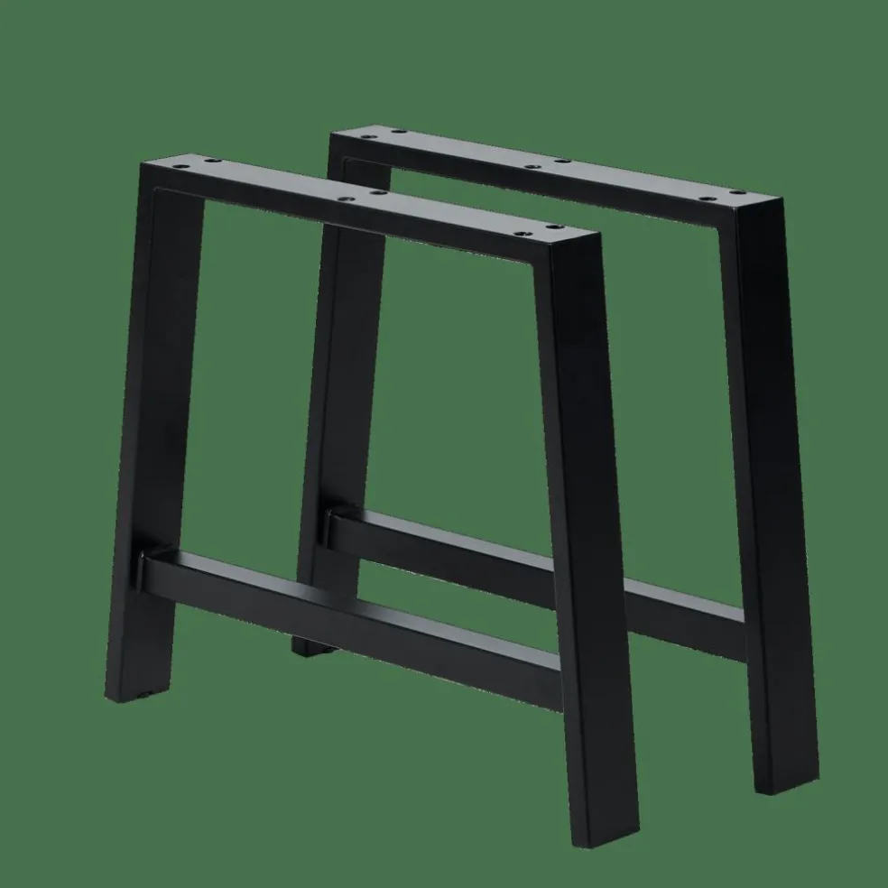 FORMAX Tavolo Da Giardino Con Gambe A Nero