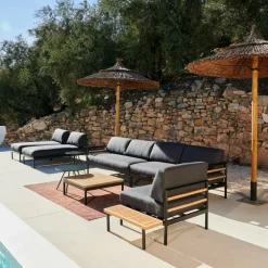 HANNA Lounge Poltrona Nero
