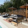 HANNA Lounge Tavolino Nero, Naturale