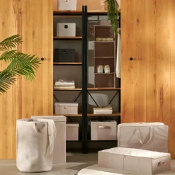 LINOLUX Cesto Biancheria Beige
