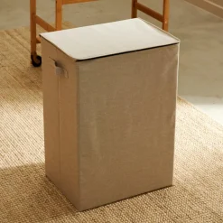 LINOLUX Scatola Portatutto Con Zip Beige