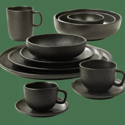 MAGMA Tazza & Piattino Espresso 11 CL Nero