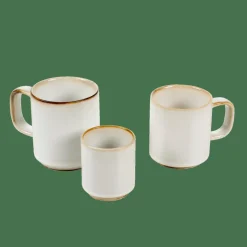 MINERAL MARBLE Mug Con Manico 30 CL Bianco