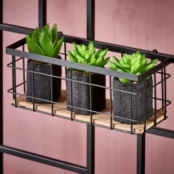 MODULAR Cesto Di Metallo Nero