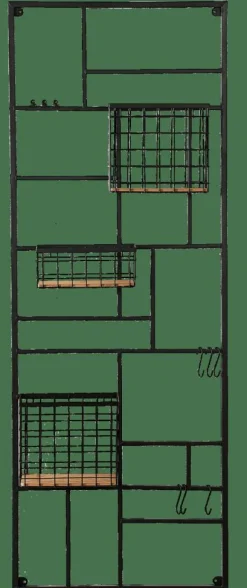 MODULAR Organiser Da Parete Nero
