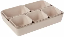 MODULAR SAND Cesto Di Metallo Beige