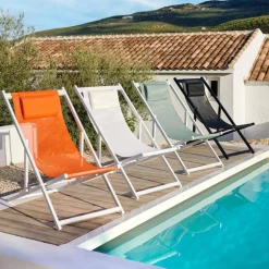 MONTEREY Sedia Pieghevole Bianco