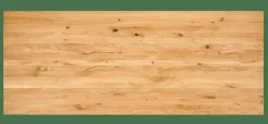 NEW OAK Tavolo Da Pranzo Con Gambe U In Metallo