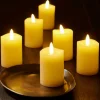 RUSTIC Candele Led Set Da 6 Avorio