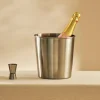 SHAKE & STIR Secchiello Spumante Argentato, Acciaio Inossidabile