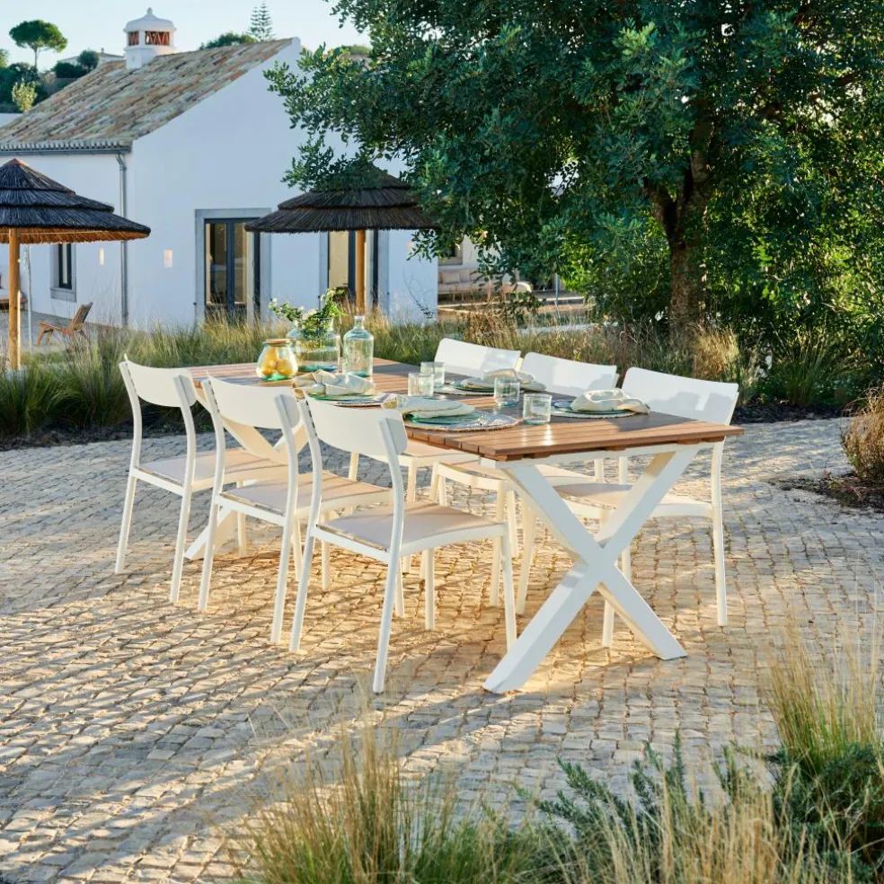 TEAK LUXE Lettino Naturale