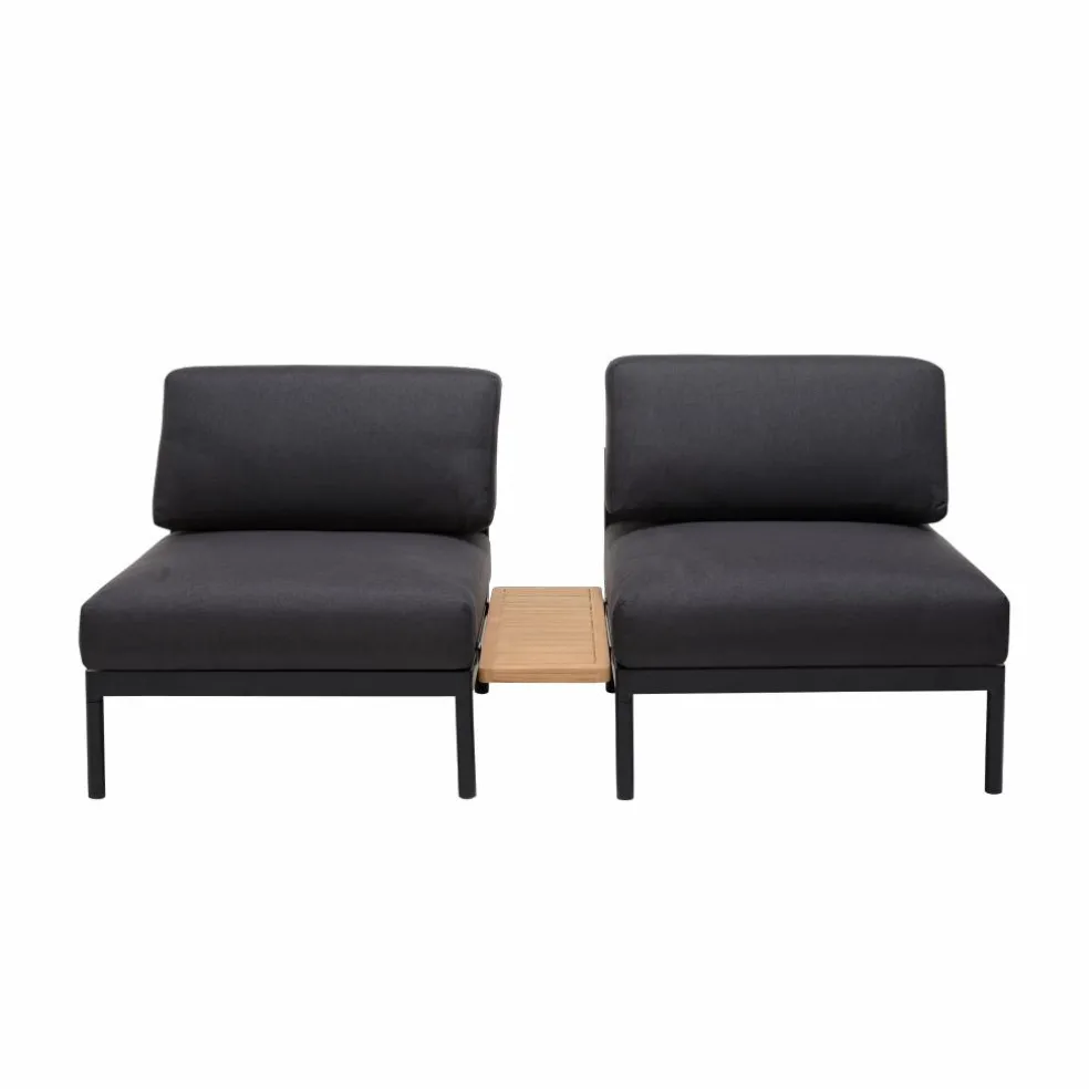 TEAK LUXE Lettino Naturale