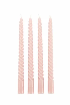 TWIST Candele Intrecciate Set Di 4 Verde