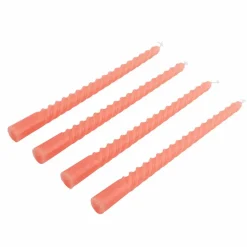 TWIST Candele Intrecciate Set Di 4 Verde
