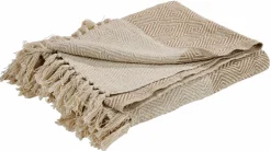 WHITE Tenda Con Frange Bianco