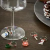 X-MAS Segnabicchieri Set Di 6 Multicolore