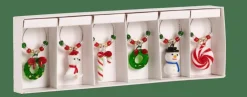 X-MAS Segnabicchieri Set Di 6 Multicolore